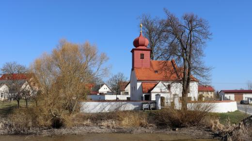 Blanice u Mladé Vožice na Táborsku, kostel Panny Marie a svatého Václava