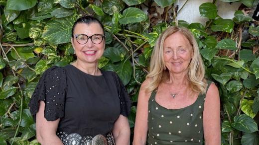 Kateřina Krbcová a MUDr. Vladimíra Bednářová (zleva)