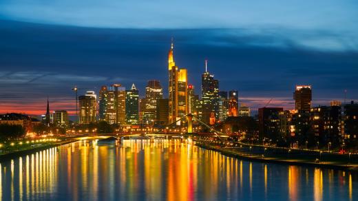 Hesenské město Frankfurt nad Mohanem