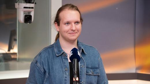 Dan Kačerek v Laboratoři Martiny Maškové