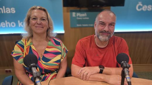 Andrea Gregorová a Aleš Průša z Odboru bezpečnosti, prevence kriminality a krizového řízení Magistrátu města Plzně