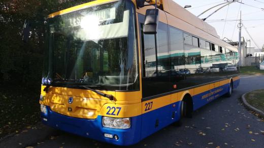Trolejbus MHD Zlín DSZO (ilustrační)