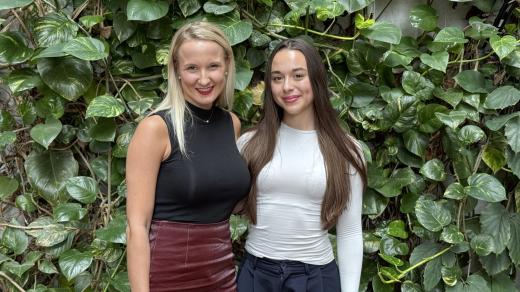 Markéta Gajdošová (klinická nutriční terapeutka) a klientka Viola (zleva)