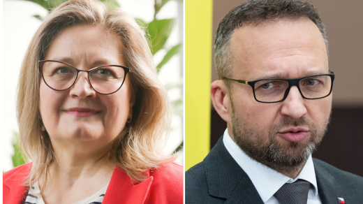 Zuzana Ožanová (ANO) a Marian Jurečka (KDU-ČSL)