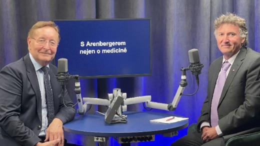Profesor Petr Arenberger a MUDr. Milan Kubek