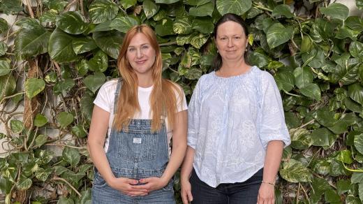 Paní Pavlína (vlevo) a MUDr. Hana Belošovičová