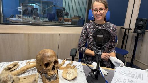 Marcela Erbanová, antropoložka z Katedry archeologie Univerzity Hradec Králové