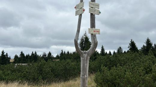 Krkonoše, Krkonošský národní park, rozcestník