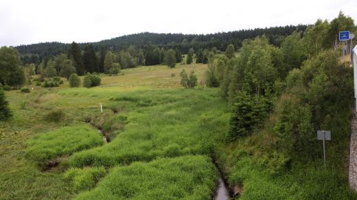Hraniční přechod Strážný–Philippsreut v národním parku Šumava