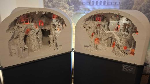 V olomouckém science centru Pevnost poznání Univerzity Palackého je nová expozice 3D modelů barokních ametystových umělých jeskyní