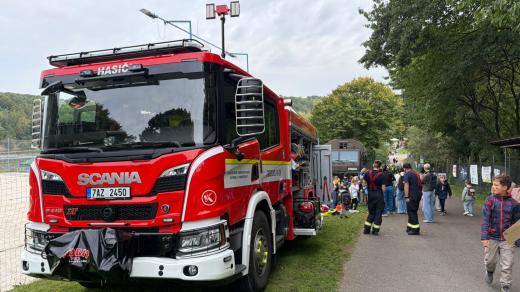 Záchranné složky dětem ukázaly svou techniku a vozidla