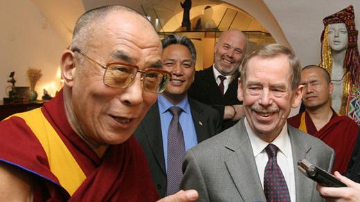 Dalajláma a Václav Havel