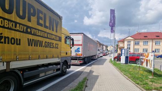 Příjezd z Humpolce do Havlíčkova Brodu komplikují dopravní omezení
