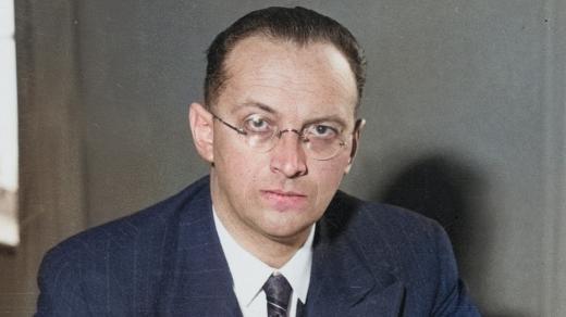 Konrad Henlein (1933, digitálně kolorováno)
