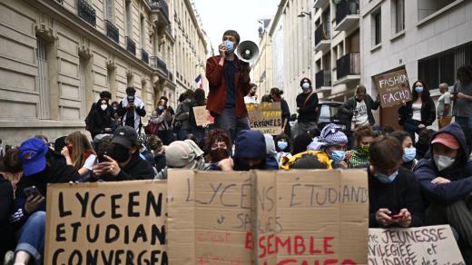 Protesty studentů ve Francii