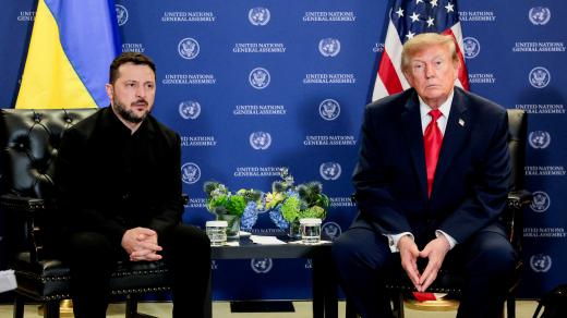 Zelenskyj a Trump 22. září 2026