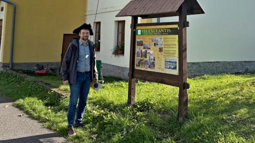 Via exulantis a Jáchym Pantálek, předseda spolku Moravian