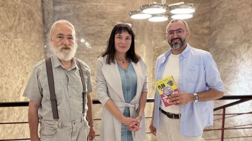 Zleva: Matúš Bóna, Klára Liptáková a Jakub Hruška