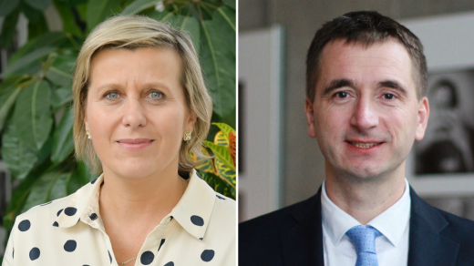 Jana Mračková Vildumetzová (ANO) a Lukáš Vlček (STAN)