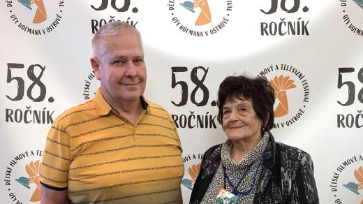 Otto Hofmann a dramaturgyně a scénáristka Bohumila Zelenková