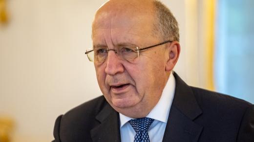 Evropský komisař pro obranu a vesmír Andrius Kubilius v Praze