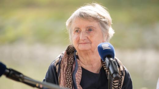 Editorka díla v bývalé Knihovně Václava Havla Anna Freimanová