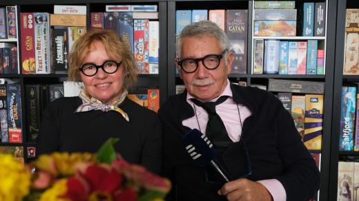 Jitka Sedláčková a Pavel Töpfer v rozhlasové kavárně