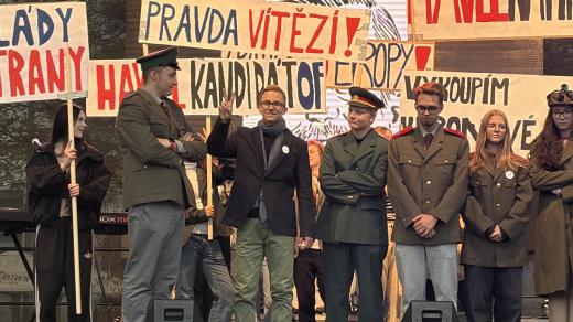 Oslavy nedožitých devadesátých narozenin Václava Havla v Ostravě