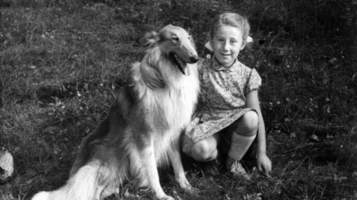 Marika Arban se psem Dorinem v první povině 50. let