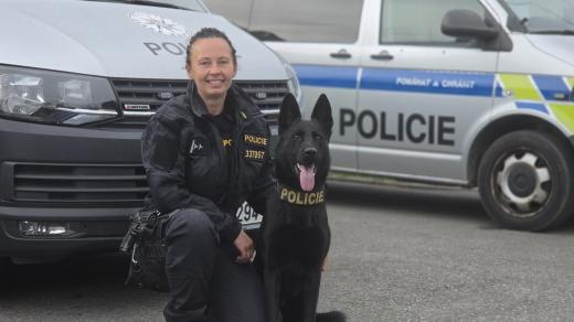 policejní kynoložka Iva Trejtnarová