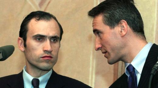 Ivan Pilip a Jan Bubeník, únor 2001