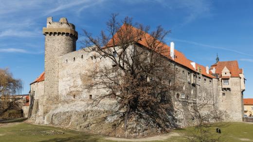 Strakonický hrad s věží Rumpál