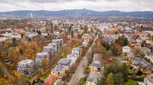 Liberec (letecký snímek)