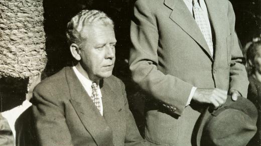 Zleva Václav M. Havel a Miloš Havel (otec a strýc), 1944