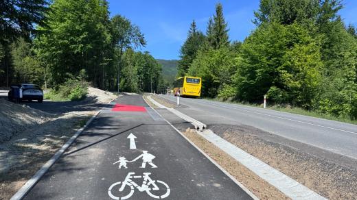Nová trasa má sloužit cyklistům i chodcům