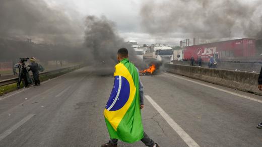 Protesty po prezidentských volbách v Brazílii