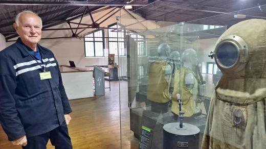 Průvodce expozicí báňského záchranářství Petr Danninger