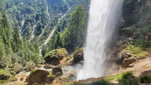 Cestování po Slovinsku - Vodopád Peričnik v Triglavu