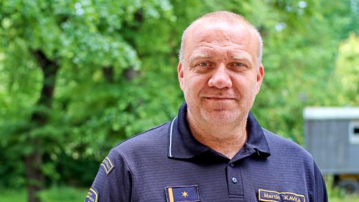 Mluvčí pražských hasičů Martin Kavka