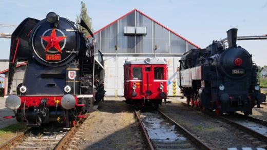Výstava historických vozidel v českolipském depu