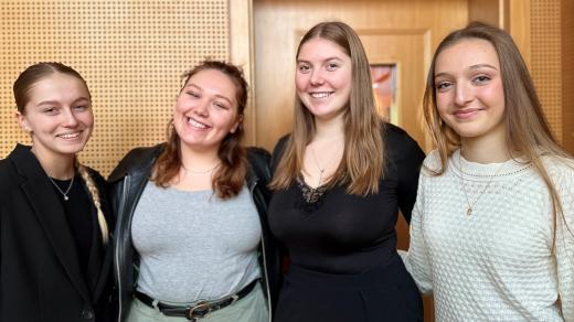 Tým studentek ze Střední školy zdravotnické a sociální Chrudim