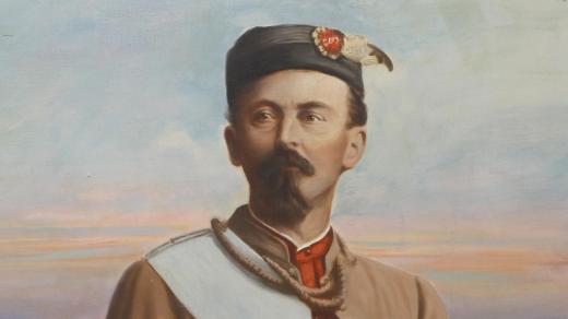 Miroslav Tyrš s náčelnickou šerpou