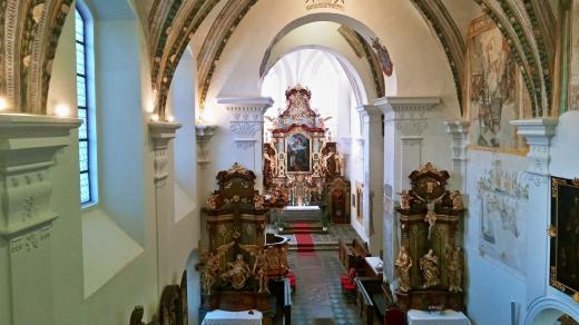 Interiér kostela sv. Prokopa
