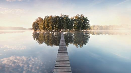 Rybník, jezero (ilustrační foto)