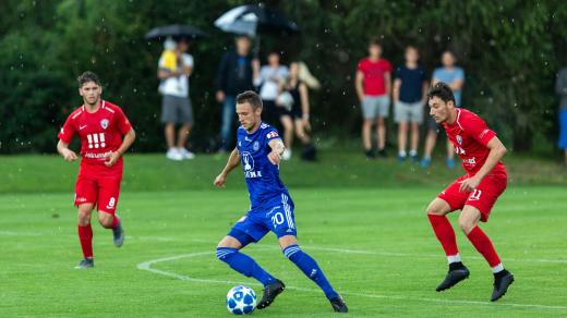 Fotbalisté Vítkovic v zápase proti Olomouci