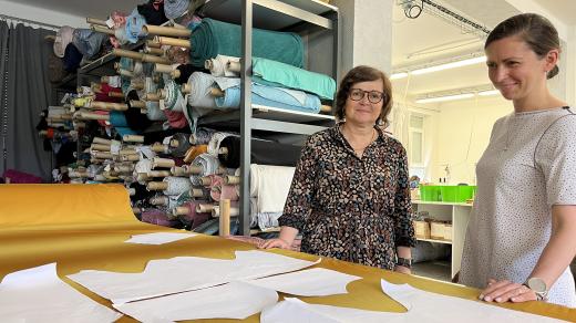 Zakladatelka firmy Ivana Mrňávková s dcerou Helenou Hůrkovou