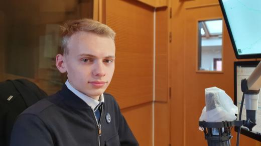 Zakladatel Studentského sněmu Pardubického kraje Tomáš Ferdan byl hostem Dobrého rána