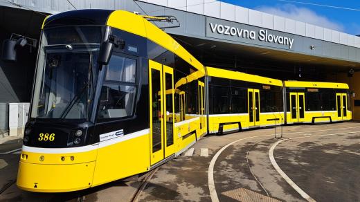 Nová tramvajová vozovna v Plzni na Slovanech