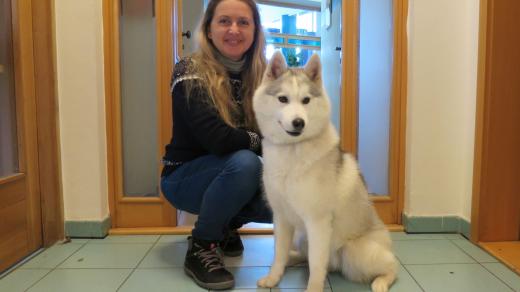 Petra Plisková, chovatelka plemene husky, hostem Lady Klokočníkové v rozhlasové kavárně