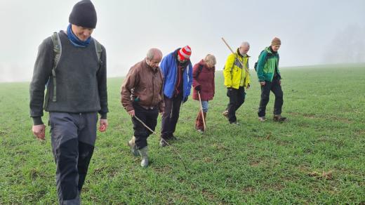 Hledání meteoritu, Borová - Jihlavsko, listopad 2022